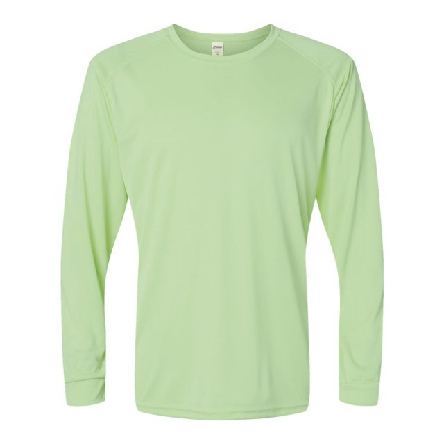 Paragon Mens Long Islander Performance Long Sleeve T-Shirt, XL, Limeade
