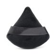 thumbnail image 1 of Black White Triangle Velvet Powder Cosmetic Puffs Mini Makeup Sponge Make Up Tools, 1 of 4