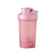 thumbnail image 1 of yulier Shaker Bottle for Protein Mixes, 500ml, Protein Shaker Bottles with Scale, Mixer Bottle, Protein Bottle, Portable Pre Workout Whey Protein Drink Shaker Cup, Pink, 1 of 6