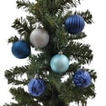 thumbnail image 2 of Décorations incassables Holiday Time, 24 unités, bleu/bleu sarcelle/argenté, 2 of 4