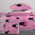 thumbnail image 5 of Disney Minnie Mouse Cœurs et Amour Ensemble de Lit 5 Pcs Format Double - Comprend une Couette Réversible et un Ensemble de Draps - Microfibre Super Douce Résistante à la Décoloration - (Produit Officiel Disney), 5 of 5