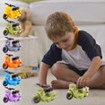 thumbnail image 1 of Fufafayo 6 Pcs Moto à Rétrofriction Jouet, Voiture à Chevaucher Rechargeable à Friction pour Garçons, Modèle de Moto pour Enfants avec Pièces Mobiles et Siège Rabattable, Jouet Véhicule Durable pour Jeu Intérieur Extérieur, Anniversaire, 1 of 9