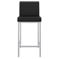 thumbnail image 2 of Set of 2 Modern Counter Stools, Black, 2 of 7