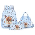 thumbnail image 5 of PRETXORVE Kapibala Backpack for Girls Cute Capybara Elementary School Students Children From Grades to Backpack, 5 of 5