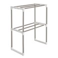 thumbnail image 1 of 2-Tier Microwave Oven Shelving Rack Kitchen Stand Storage Shelf Micro Organiser, 1 of 10