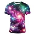 thumbnail image 4 of LUOGENLI T-shirts pour Homme pour Hommes Masculin Printemps et Automne Tout Imprimé Manche Courte Col Rond T-Shirt Floral Tendance de Mode Chandail de Base T-shirts pour Homme T-Shirt Graphique Pâques Gris G, 4 of 4