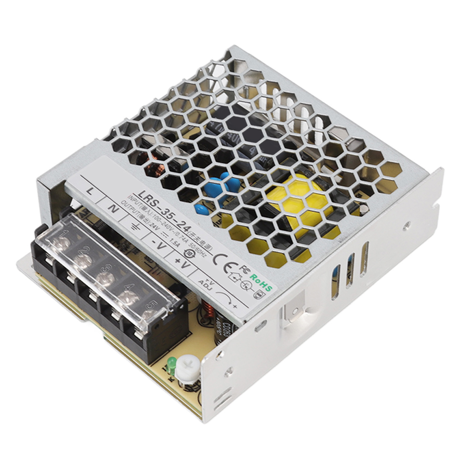 Interrupteur de Transformateur d'Alimentation, Interrupteur Universel 24V Réglable pour Lumière LED 100-240V