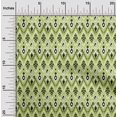 thumbnail image 1 of oneOone Cotton Poplin Fabric Paisley & Chevron Ikat Decor Fabric Printed BTY 42 Inch Wide, 1 of 4
