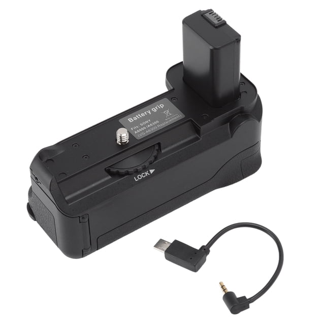 Vertical Battery Grip ABS Camera Battery Grip Holder For A6000 A6300 A6400 A6100 A6500