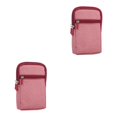 thumbnail image 2 of Baohd Lightweight And Water-resistant Fanny Pack For Easy-to-clean Storage Mobile Phone Case Belt Bag Men red 2Set, 2 of 6