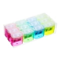 thumbnail image 1 of 12pc Covered Pencil Sharpener Double Hole Handheld Pencil Sharpener Standard Pencil And Extra Large Pencil Manual For Children Adults Students School Home Crafts for Adults Craft Table Foldable Crafts, 1 of 6