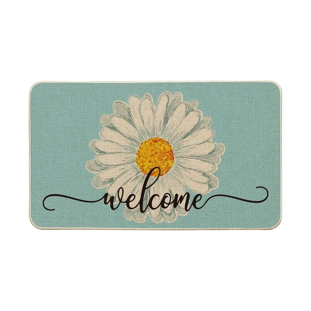 Spring Summer Holiday Welcome Door Mat Polyester Floor for St Patricks Day Indoor Entryway