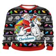 thumbnail image 1 of Ugly Noël Chandail en Molleton Hommes Femmes Col Rond Chandail en Molleton, 1 of 4
