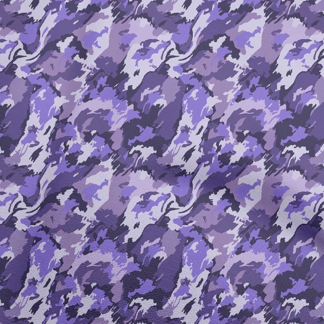 oneOone Cotton Jersey Violet Fabric Abstract Sewing Craft Projects Fabric Prints By Yard 58 Inch Wide