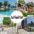 thumbnail image 4 of Costway 4PCS Patio Rattan Furniture Set Cushioned Sofa Chair Coffee Table Off White, 4 of 9