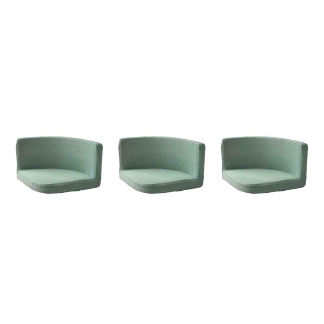 Maytalsory Soft And Durable Chair Cover Chairs With Style And Functionality Polyester Trilateral Chair Covers Multifunctional green 3Set