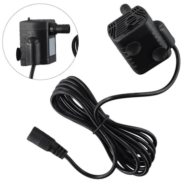 ZTTD Pompe Submersible 12 V, Pompe à Eau de Fontaine Ultra Silencieuse, Petite Pompe de Fontaine pour Élément d'Eau, Aquariums, Aquarium, Fontaine de Table, Fontaine pour Animaux, Fontaine d'Étang Intérieure Ou Extérieure
