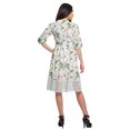 thumbnail image 2 of Moomaya Robe Imprimée Longueur Genou pour Femmes Grande Taille Vêtements Décontractés Tenue d'Été, 2 of 4