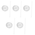 thumbnail image 1 of 5Pcs Support de Crème Glacée Pratique Simple Conception Porte-Cône de Crème Glacée (Blanc), 1 of 8