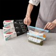 thumbnail image 4 of PENGXIANG Sacs Ziploc Réutilisables Anti-Odeurs Refermables pour Sandwich/collations Accessoires de Conservation des Aliments S 20, 4 of 8