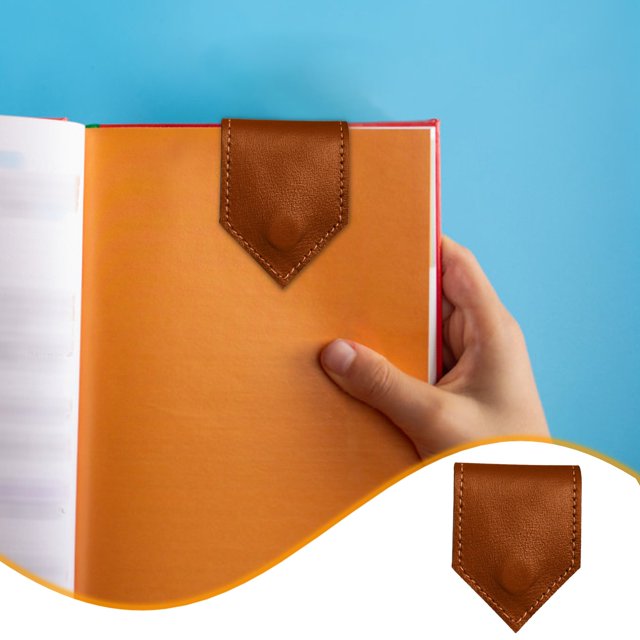 EGNMCR Personalized Magnetic Leather Bookmark bookmark bookmark