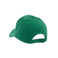 thumbnail image 2 of Top Headwear Casquette de Baseball Bling en Perles et Strass - Vert, 2 of 2