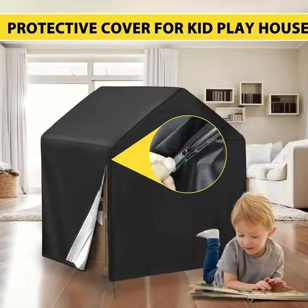 Housse Protection 210D Oxford Pour Cabane Enfant – 110x120x140 Cm, étanche, UV, Coupe-vent, Avec Fermeture éclair