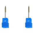 thumbnail image 3 of QualitChoice Ceramic Nail Grinding Drill Bit Gel Removal Manicure Polishing Tool No.11 2Set, 3 of 6