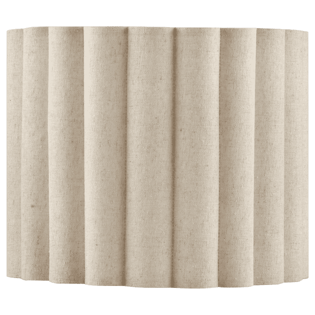 Bouclair Abat-jour en Pétales Beige, Abat-Jour en Tissu Beige en Forme de Pétale Fuselé Orienté vers l'Avant avec Bords Festonnés, Diamètre de 10 Po (25,4 cm) et Hauteur de 7,9 Po (20,3 cm), Cadre en Tissu 80 % et Fer 20 %, Jette une Lumière d'Ambiance Douce et Convient aux Petites Lampes de table Ou de Chevet.