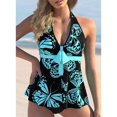 thumbnail image 1 of HAWEE Tankini Swimsuits for Women Plus Size Swimwear Tummy Control Two Piece Tank Tops Bathing Suits(S-5XL), 1 of 3