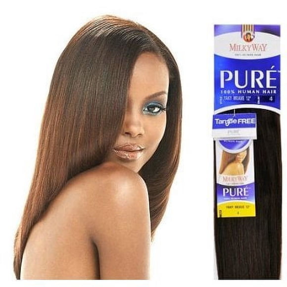 Milky Way Human Hair Pure Yaky Yaky (12"", 1 Jet Black)