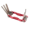 thumbnail image 4 of Outil de Réparation de Vélo Multifonction 7 en 1, Excellent Outil de Réparation de Vélo 7 en 1 Portable en Acier Allié Plus Robuste pour Effectuer l'Entretien Noir,Rouge,Bleu, 4 of 8