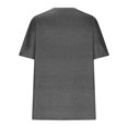thumbnail image 4 of EQWLJWE Hauts d'Été pour Femmes Hauts pour Femmes Liquidation Femmes T-shirts à Col Rond Imprimés Mode Confortables Chemisiers Hauts pour Femme, 4 of 4