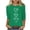 Green, variant on Blouses for Women Womens Fall Shirts 3/4 Blouses for Women Woman Apparel Plus Size Outfits Work Shirts Women Western Top Ladies Tops and Blouses(S)