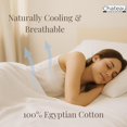 thumbnail image 5 of 100% Cotton Sheets King Size Sheets Set With Fitted Sheet & Pillowcase Sets, 400 Thread Count Sateen Weave 4 Piece Deep Pocket King Sheet Set, Soft & Comfy Naturally Cool Luxury Bedding- Charcoal, 5 of 5