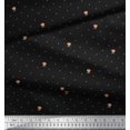 thumbnail image 3 of Soimoi Poly Georgette Fabric Artistic Flower & Dots Print Sewing Fabric Yard 52 Inch Wide, 3 of 3