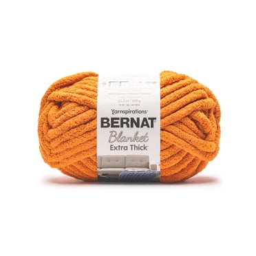 Bernat® Blanket Extra Thick™ #7 Jumbo Polyester Yarn, Burnt Orange 21.2oz/600g 72 Yards