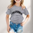thumbnail image 2 of WEAIXIMIUNG Camisoles à Soutien-Gorge Intégré pour Femmes Garçon et Fille Mode Décontractée Imprimé Col Rond Ample T-Shirt à Manches Courtes Haut 9-10 Ans, 2 of 4