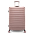 thumbnail image 1 of IFLY Fibertech Large Checked Harside Luggage 30", Rose Gold, 1 of 8