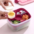 thumbnail image 4 of HOT Insulated Leakproof Lunch Container With 4 Compartments Removable Tray Double Layer Design Hot Cold Food Storage Bpa-Free Plastic For Office School And Travel Durable Microwave Safe, 4 of 6