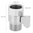 thumbnail image 4 of Fdit Shower Stop Valve,Shower Supply, G1/2in Shower Head Flow Control Shut Off Stop Valve Water Saver Valve Shower Supply, 4 of 7