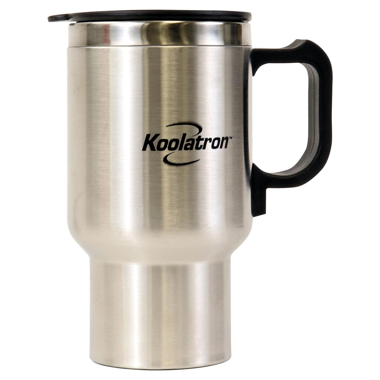 Koolatron Tasse chauffante électrique 12V/USB (argentée), mug chauffant portable pour voiture, camion et en déplacement