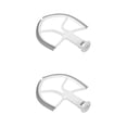 thumbnail image 4 of bedienty Edge Beater Paddle With Flexible Silicone Edge Stand Mixers Accessories Flexible Baking Tool Machine Replacement show as picture show as picture 2Set, 4 of 6