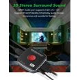 thumbnail image 4 of HDMI Audio Extractor 8K 60Hz 4K 120Hz 7.1CH/5.1CH/2CH Stereo Extractor Converter Optical TOSLINK SPDIF + 3.5mm Audio Splitter Adapter (8K), 4 of 9