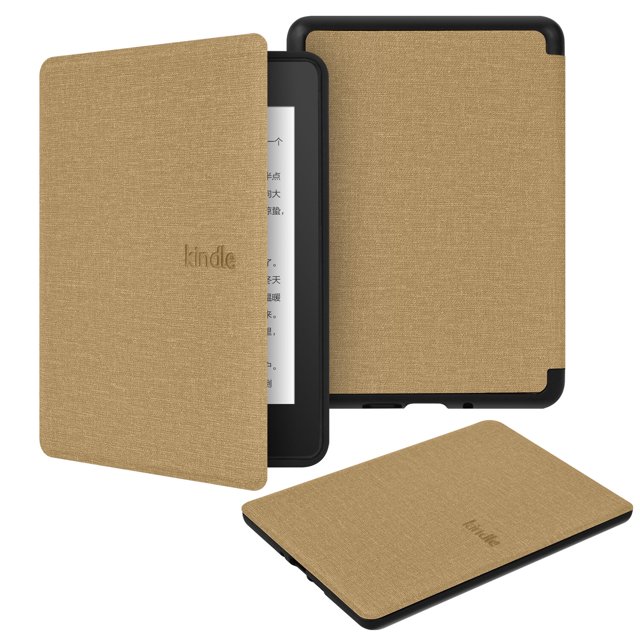 GANGXUN Fabric Texture TPU Soft Case for Amazon Kindle Paperwhite6 – Smart Wake/Sleep, Shockproof, Lightweight Cover
