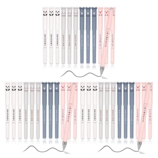 fastboy 12pieces Erasable And Rewriteable Rollerball Pen Reliable Writing Companion black 3Set