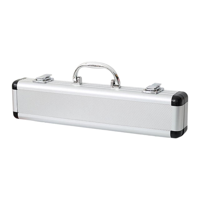 Yinanstore Flute Box Flute Carrying Bag Shock Resistant Lightweight Protector Carrier Handheld Locking Holder Multipurpose Gifts Handbag for D key
