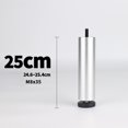 thumbnail image 3 of 4x Aluminum Alloy DIY Adjustable Furniture Legs for Coffee Table Sofa Bed Refrigerator Replacement - 25cm, 3 of 8