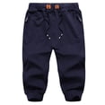 thumbnail image 2 of SHIXIAOO Pantalon Court à Trois Poches pour Homme, Sport Décontracté, à Cordon et à Fermeture Éclair, 2 of 4