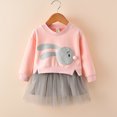 thumbnail image 1 of LSLJS Robe en Tulle Patchwork Princesse Lapin pour Bébé Fille, Robe Plissée, 1 of 9